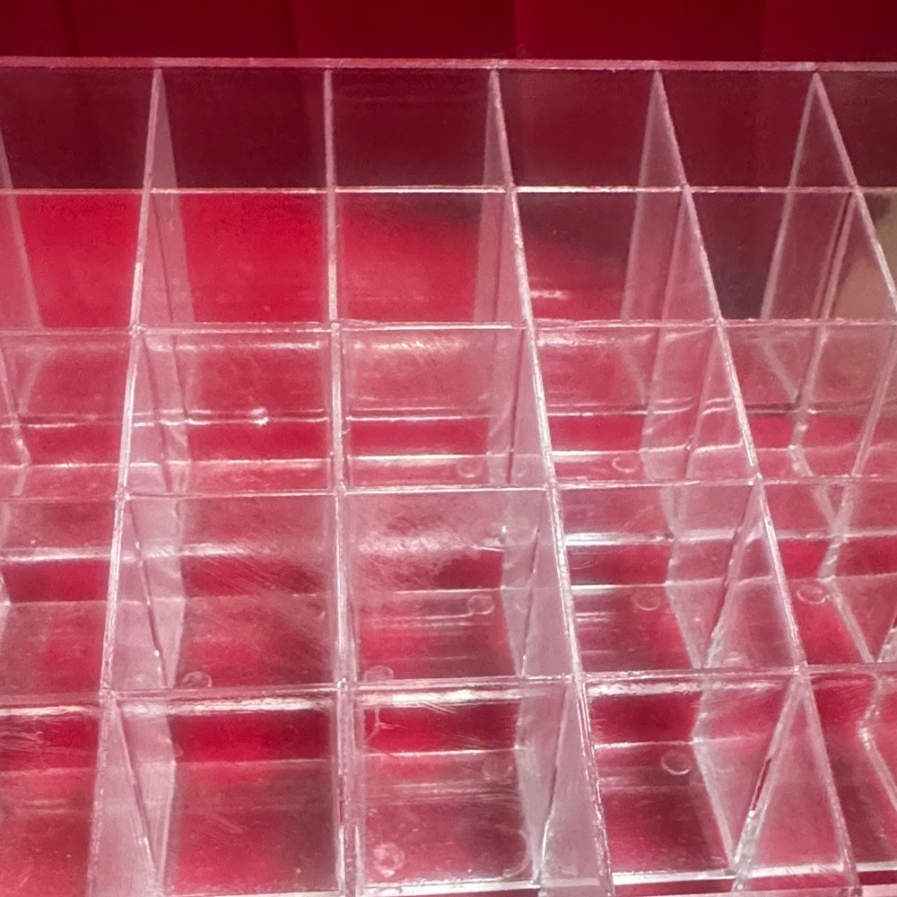 2 Pack Lipstick & Makeup Organizer, 40 Slot Acrylic Cosmetic Display Case - Picture 8 of 9
